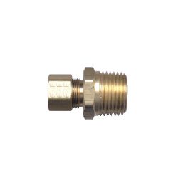 FAIRVIEW 68-6D, COMPRESSION CONNECTOR - 3/8 TUBE X 1/2 MALE PIPE 68-6D
