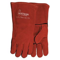WATSON GLOVES 9238, GLOVE-WELDING FIRE BRAND SPLIT - GRAIN LEATHER W/KEVLAR STITCH 9238