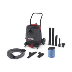 RIDGID 50338, VACUUM- WET/DRY 16 GAL - 1650RV 12 AMPS 6.5 HP 50338