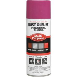 RUST-OLEUM 1670830, PAINT-IC ENAMEL FASTDRY 12 OZ - AEROSOL GLOSS SAFETY PURPLE 1670830