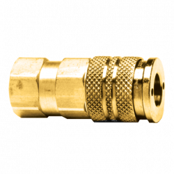 FAIRVIEW QD-INDAC4-4F, AUTOMATIC COUPLER 1/4" BODY - 1/4" FNPT QD-INDAC4-4F
