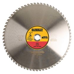 DEWALT DWA7747, BLADE-CHOP SAW 14" - 66T HD STEEL CARBIDE MULTI-CUT DWA7747
