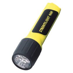 STREAMLIGHT 68202, FLASHLIGHT-PROPOLYMER - 4AA WHITE LED-YELLOW CASE 68202