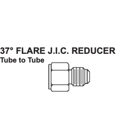 PAULIN / DOMINION FITTINGS DS347-6-4, STEEL TUBE REDUCER FJIC - 0603-6-4 3/8"-1/4" DS347-6-4