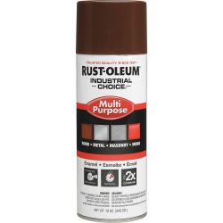 RUST-OLEUM 1674830, PAINT-IC ENAMEL FASTDRY 12 OZ - AEROSOL GLOSS LEATHER BROWN 1674830