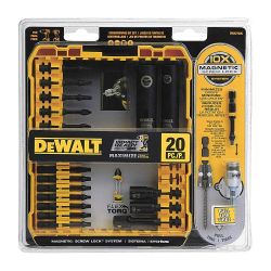 DEWALT DWA2T20C, SCREWDRIVING BIT SET 20 PC - IMPACT READY FLEXTORQ DWA2T20C