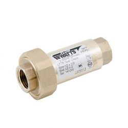 WATTS WATER TECHNOLOGIES 0072203, DUAL CHECK VALVE - 1/2" - LEAD FREE 175PSI MAX 0072203