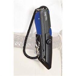 PAXAR CORPORATION 954844, EASYCUT SAFETY KNIFE BLUE - W/HOLSTER AND LANYARD 954844