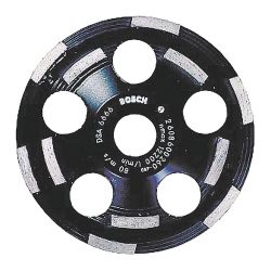 BOSCH DC520, DIAMOND CUP WHEEL 5"DIA - 7/8ARBOR FOR ABRASIVE MATERIAL DC520