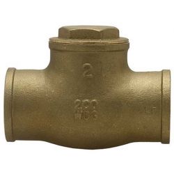 BOSHART INDUSTRIES 08060812NL, CHECK VALVE-C X C SWING - 2" 200 PSI NO LEAD 08060812NL