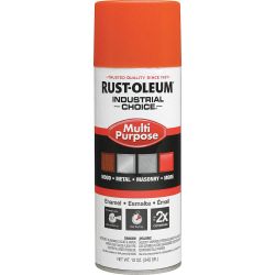 RUST-OLEUM 1653830, PAINT-IC ENAMEL FASTDRY 12 OZ - AEROSOL SAFETY ORANGE 1653830