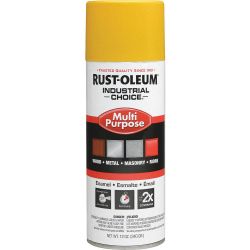 RUST-OLEUM 1644830, PAINT-IC ENAMEL FASTDRY 12 OZ - AEROSOL GLOSS SAFETY YELLOW 1644830