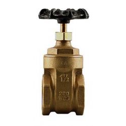 BOSHART INDUSTRIES 0818-15NL, GATE VALVE-THREADED 1-1/2" - NON-RISING STEM 200PSI NO LEAD 0818-15NL
