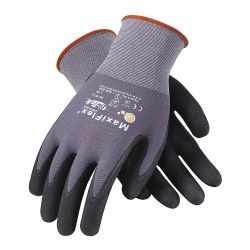 PIP PRP 34-874/XS-CN, GLOVE G-TEK MICRO FOAM NITRILE - DIP OVER SEAMLSS KNIT LINER XS 34-874/XS-CN