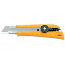 OLFA 5003US, OLFA KNIFE-UTILITY HEAVY DUTY - L-1 18MM RATCHET LOCK 18MM 5003US