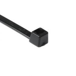 HELLERMANNTYTON T50R0UVM4, NYLON CABLE TIE 8" BLACK - 1000/PKG, UV RATED 50 LB T50R0UVM4