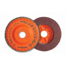 WALTER SURFACE TECHNOLOGIES 15Q454, DISC-FLAP 4-1/2 X 7/8 - 40G STEEL/STAINLESS 15Q454