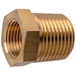 PAULIN / DOMINION FITTINGS D110-BA, BRASS REDUCER BUSHING 209P-4-2 - 1/4" X 1/8" D110-BA