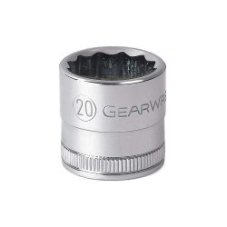 APEX GEARWRENCH 80631, SOCKET-STANDARD LENGTH 6PT - 19MM 1/2 DRIVE 80631