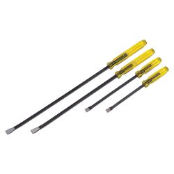 STANLEY J2156S, PRY BAR SET - 4 PC - AMBER HANDLE J2156S