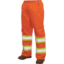 RICHLU WORK KING S37411XL-FLOR, RAIN PANT POLY RIPSTOP CLS3 IF - WORN WITH S372 -FLUOR-OR S37411XL-FLOR