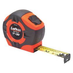 APEX CRESCENT LUFKIN PQR1425N, TAPE-RULE 1"X25', - HI-VIZ ORANGE PQR1425N