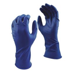 GLOVE DISPOSABLE LATEX BLUE 50/BX XL 15MM
