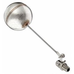 MINI FLOAT VALVE,1/4 IN,SS/VIT ON