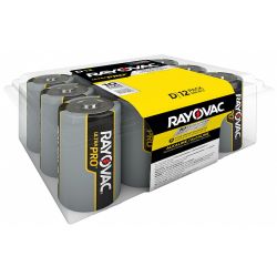 ULTRAPRO,ALKALINE,D BATTERY,PK 12
