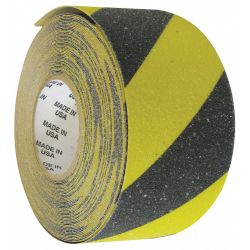ANTI-SLIP TAPE,STRIPED,3" W,46GRIT