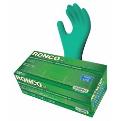 GLOVES NE5 GREEN NITRIL EXAM P F SML