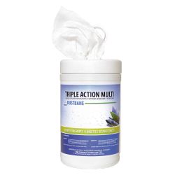 DUSTBANE 53376, TRIPLE ACTION - DISINFECTING - WIPES 120/CTNR CFIA APPROVED 53376