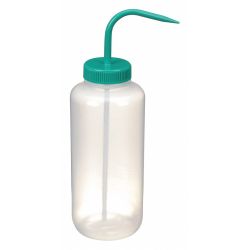 WASH BOTTLE,LDPE,GREEN,32 OZ.